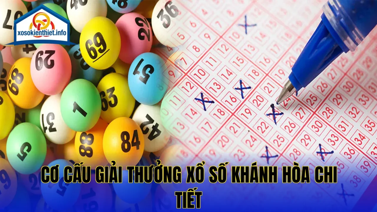 Cơ cấu giải thưởng xổ số Khánh Hòa chi tiết