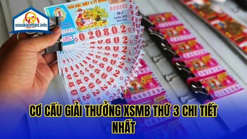 Cơ cấu giải thưởng XSMB thứ 3 chi tiết nhất