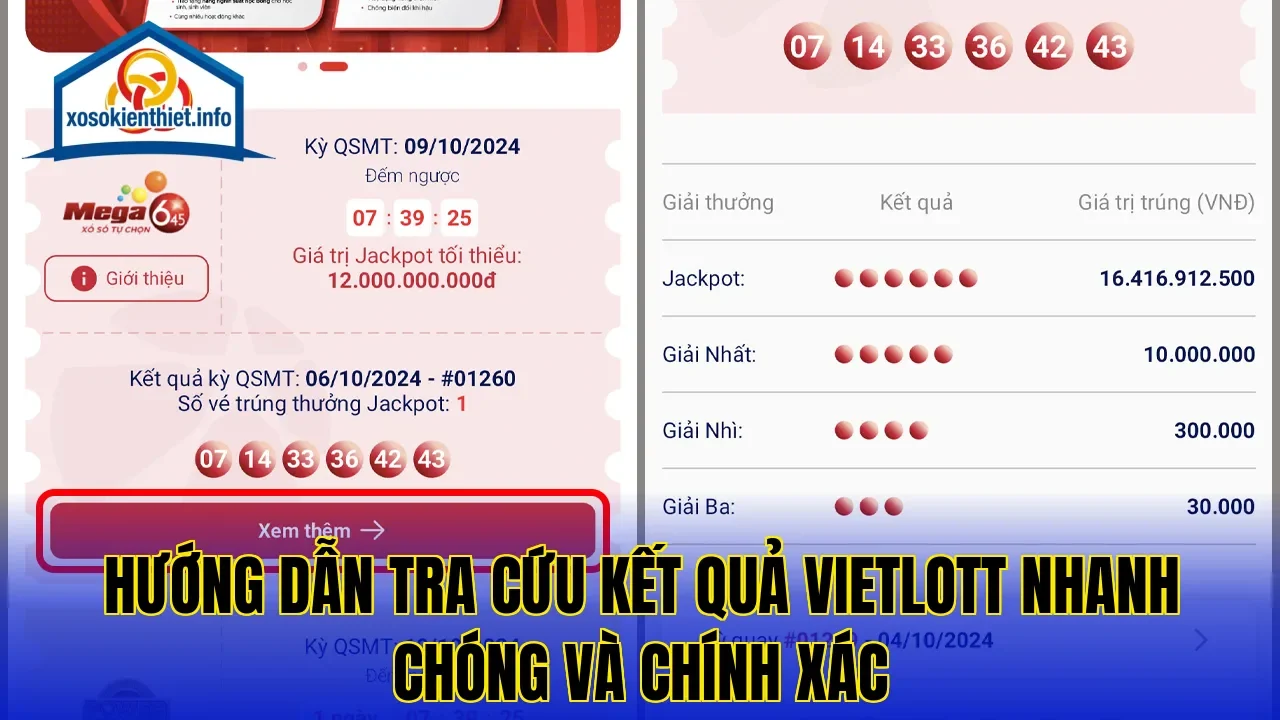 Hướng dẫn tra cứu kết quả Vietlott nhanh chóng và chính xác