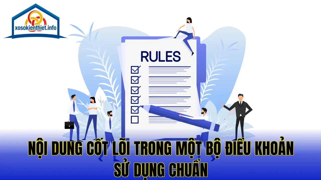 Nội dung cốt lõi trong một bộ điều khoản sử dụng chuẩn