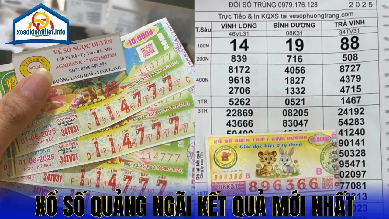 Xổ Số Quảng Ngãi Kết Quả Mới Nhất
