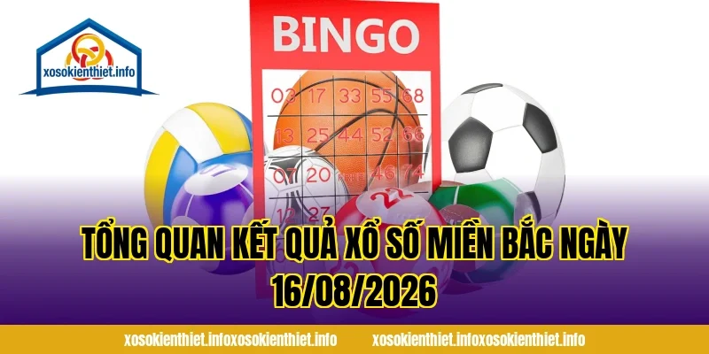 Tổng Quan Kết Quả Xổ Số Miền Bắc Ngày 16/08/2026