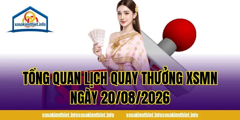 Tổng Quan Lịch Quay Thưởng XSMN Ngày 20/08/2026