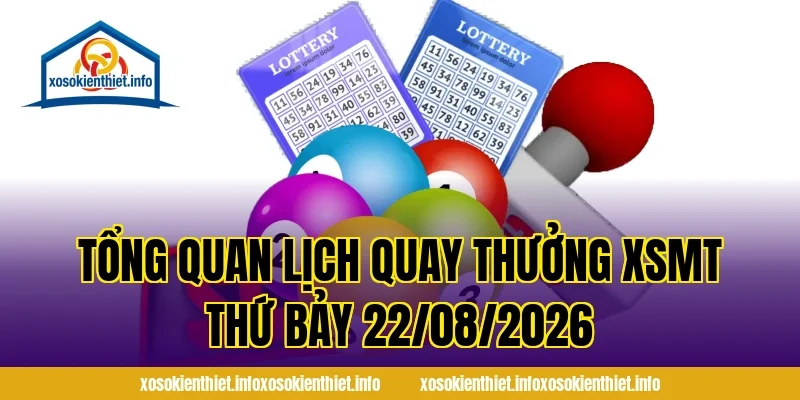 Tổng Quan Lịch Quay Thưởng XSMT Thứ Bảy 22/08/2026